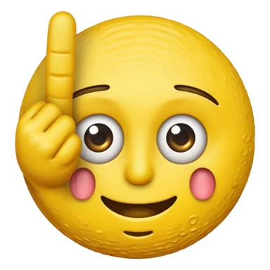 Eye-rolling emoji with fuck you finger sticker