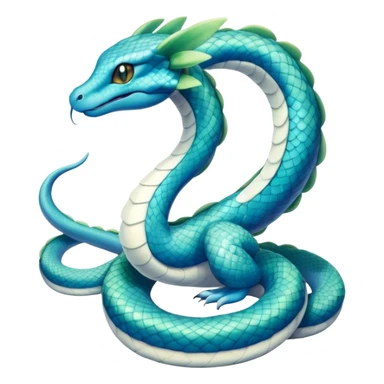 Seviper-Dragonair-Dratini-hybrid, full body, sticker
