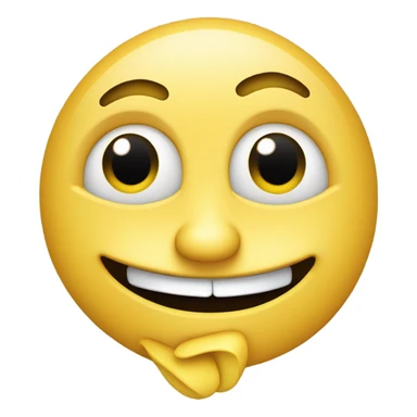 Banana sonriendo carita loca  sticker