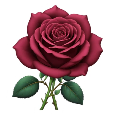 I need black rose emoji sticker