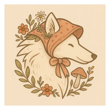 Give the Overwolf logo a cute cottagecore makeover sticker