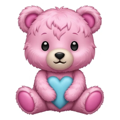 Proud feminine teddy bear sticker