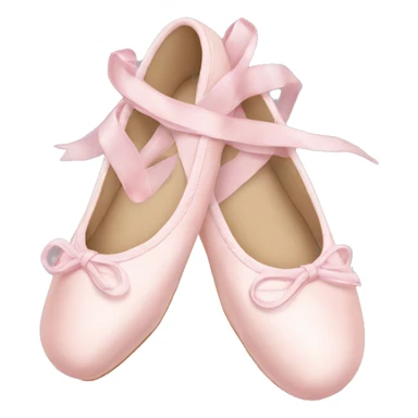Pale pink ballet shoes sticker