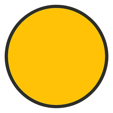 simple circle icon sticker