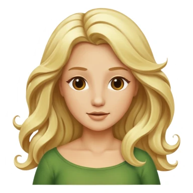 Mother nature 🌬️ blonde sticker