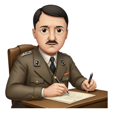 Adolf hitler signe sticker