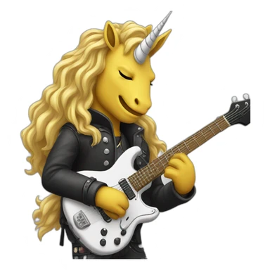 licorn guitarist sticker