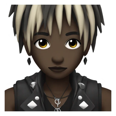 dark skin visual kei idol sticker