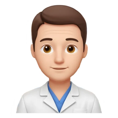 male pharmacist portrait, head and shoulders only, wearing a pharmacy apron, friendly expression, medicine shelves visible in background, retail pharmacy vibe, 3D cartoon, mobile game icon style, no text, no watermark
 sticker