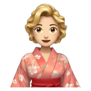 giorgia meloni kimono sticker
