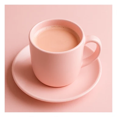 light pink coffee, variation 4 sticker