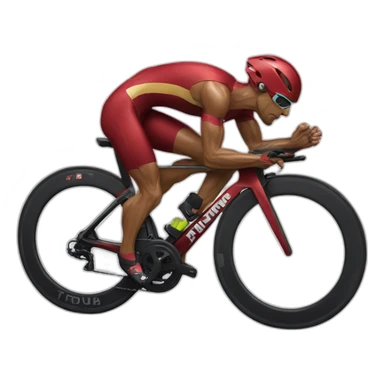Ironman triathlete sticker