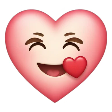 heart with kiss sticker