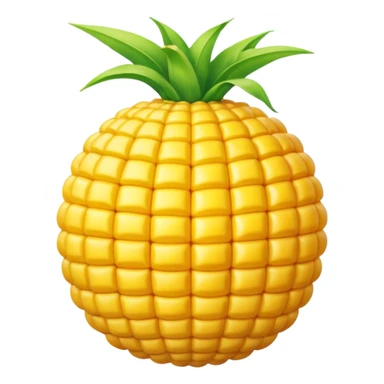 Corn ball emoji sticker