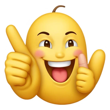 Laughing emoji middle finger sticker
