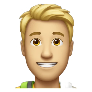 My face after climbing stairs for there hours sticker