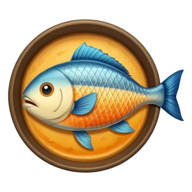 fish dish baked  sticker