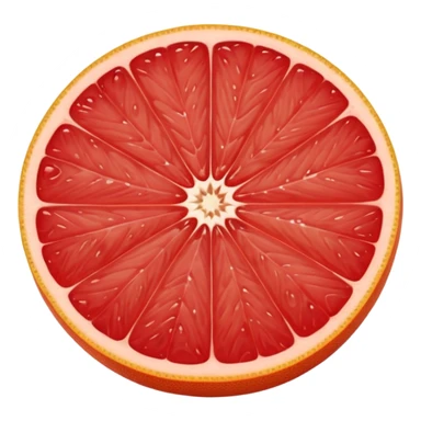 red grapefruit sticker