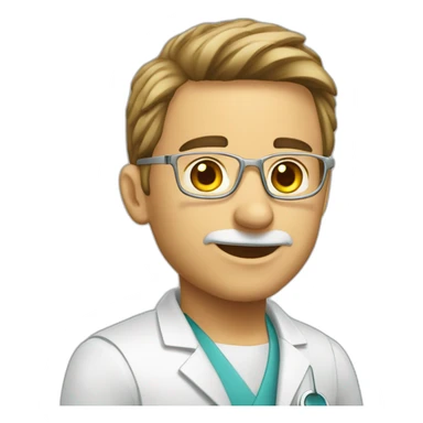 Un pharmacien qui jeté de l'argent sticker