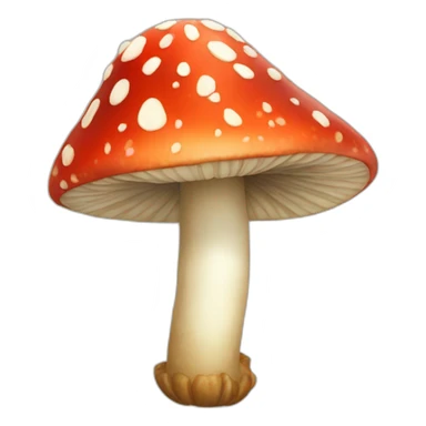 amanita-with-hat sticker