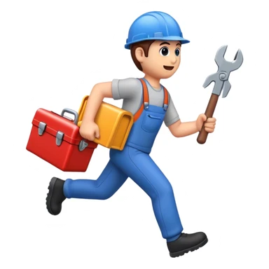 Me running with my toolbox sticker