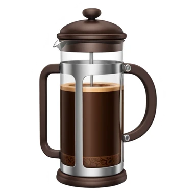 French Press sticker