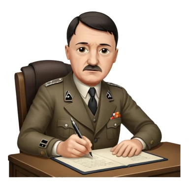 Adolf hitler signe sticker