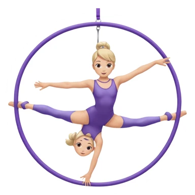 aerial hoop aerialist sticker