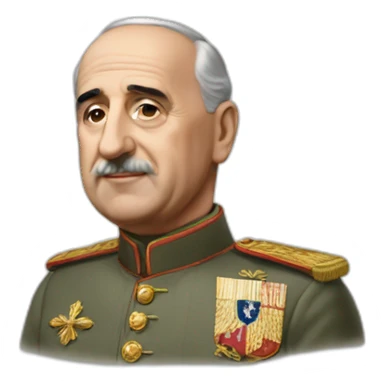 Francisco Franco supersaian 4 sticker