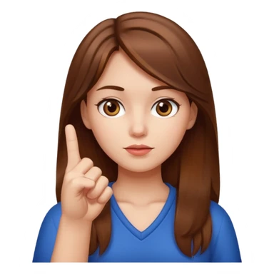 Girl with middle finger sticker