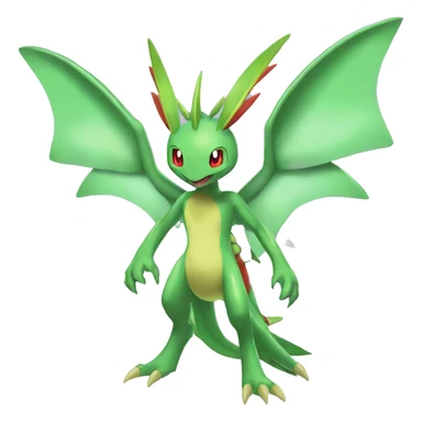 Shiny Vikavolt-Flygon-Pokémon-Fakémon Full Body sticker