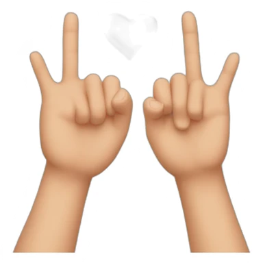 Pinky promise emoji sticker