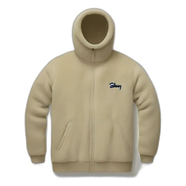 stussy fleece sticker