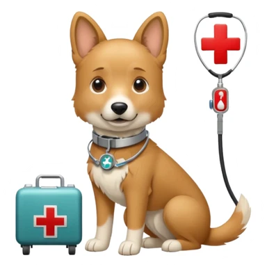 Medical Dog in ambulance sticker