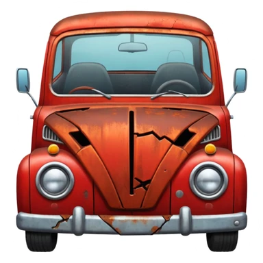 Broken Urban Vehicle red sticker