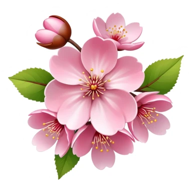 a cherry blossom sticker
