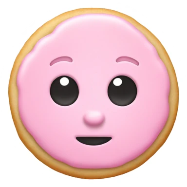 Light pink sugar cookie sticker