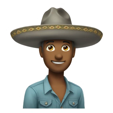 Delfín con sombrero sticker
