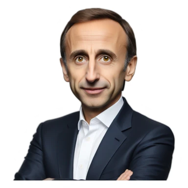 Macron avec Éric zemmour sticker