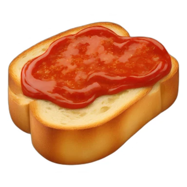Tomato sauce toast sticker