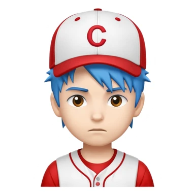 Emoji of a fan sonic boy sticker