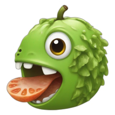 une mouchecaca qui mange sticker