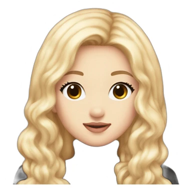 blackpink-rose-with-blonde-hair sticker