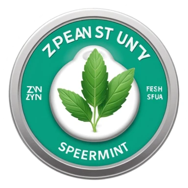 Zyn spearmint snus sticker