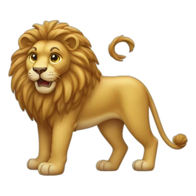 czech lion with two tails sticker
