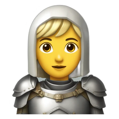 Sainte Jeanne d'Arc auréole sticker