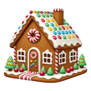 gingerbread house sticker