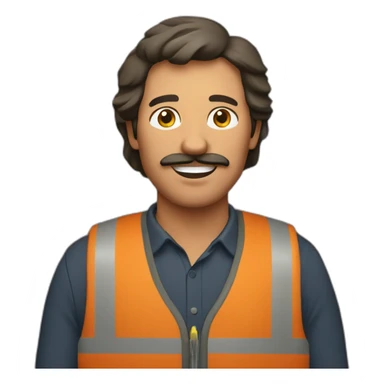 A man from portugal with bricks sticker