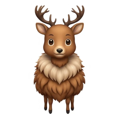 deer full  sticker