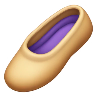 Hand holding a slipper sticker